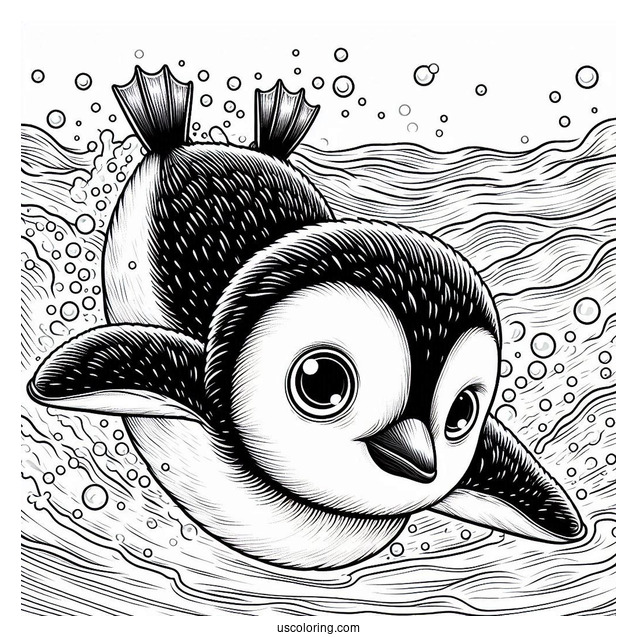 Yellow Eyed Penguins Diving Into Ocean