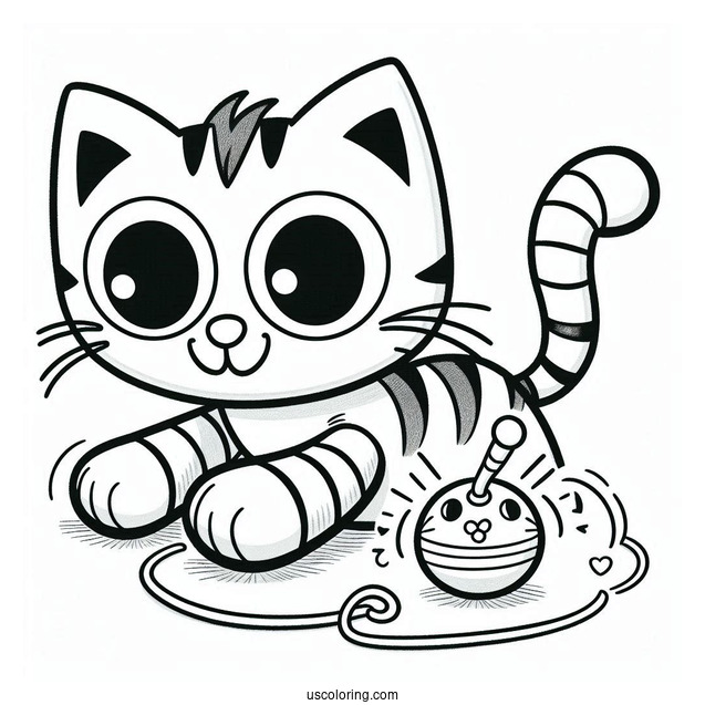 Pete The Cat Toy Coloring Page