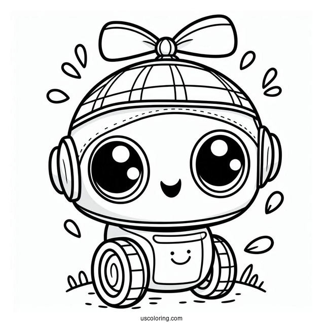 Poppy Playtime Coloring Page Of Boogie Bot For Kids