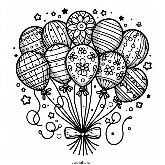 Bunch Of Party Balloons