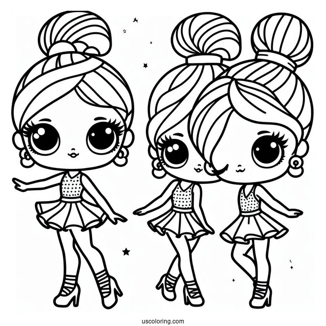 Line Dancer From Dance Club