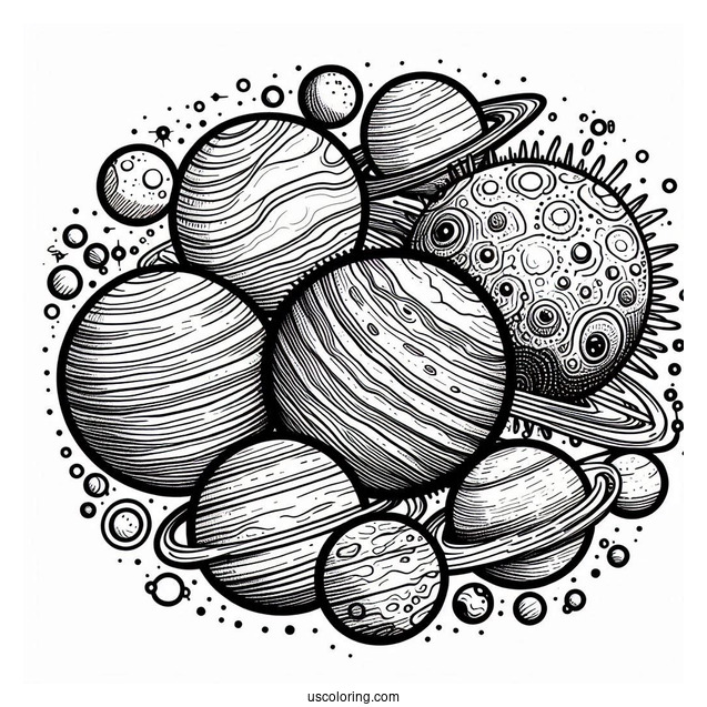 Detailed Planets In The Solar System