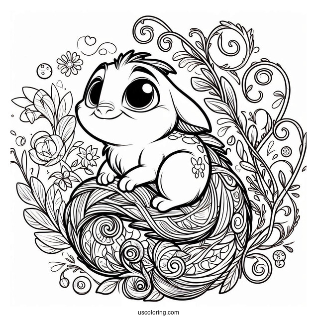 Pascal From Tangled Coloring Page