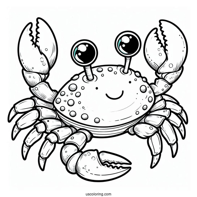Sally Lightfoot Crab Coloring Page