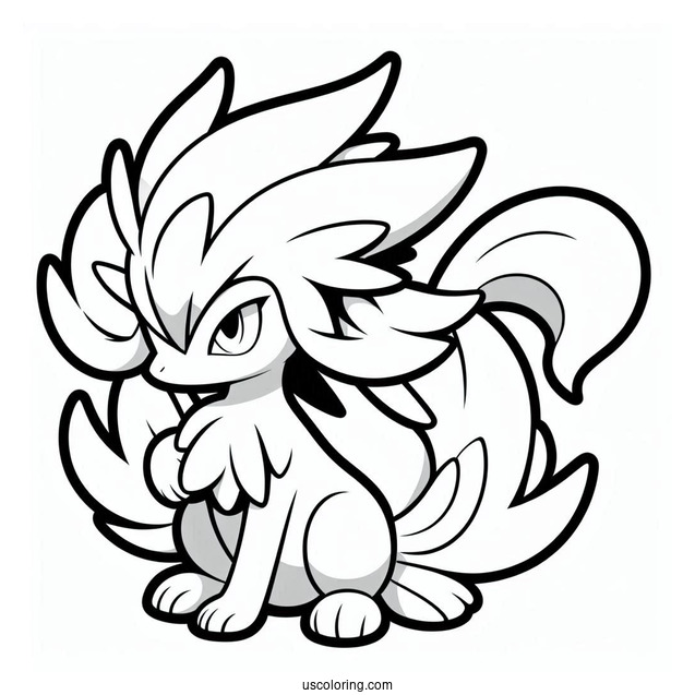 Coloring Sheet Of Blaziken