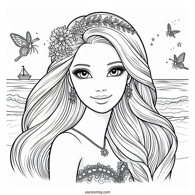 Barbie Movie Coloring page 2