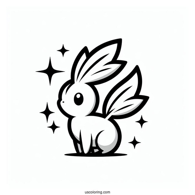 Iconic Pokemon Coloring Page For Kids