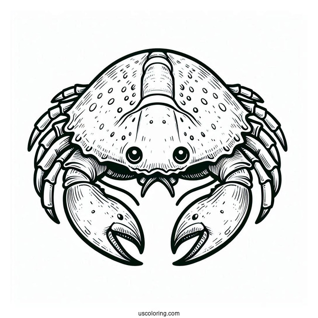 Horseshoe Crab Coloring Page