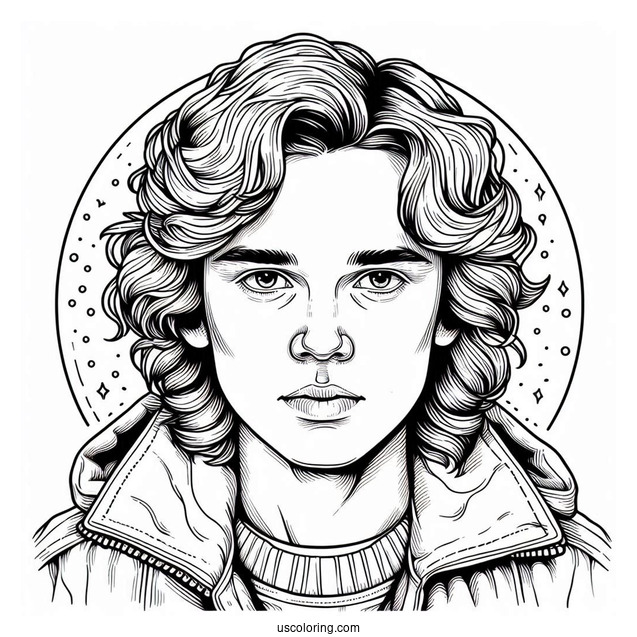 Billy Hargrove Coloring Sheet