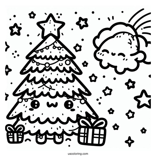 Kawaii Themed Christmas Tree