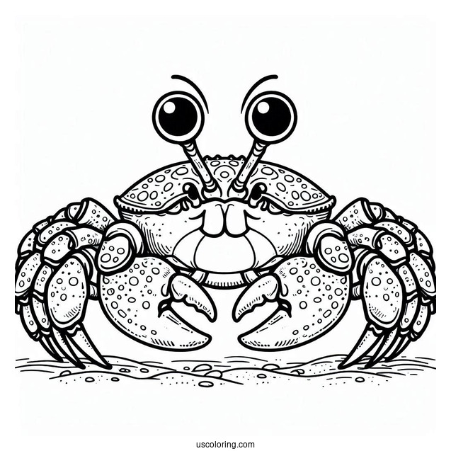 Sally Lightfoot Crab Coloring Page