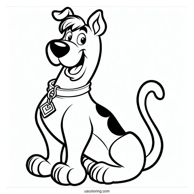 Scrappy-Doo Coloring Page For Kids