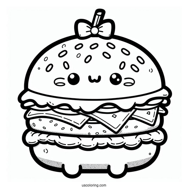 Carl The Cheeseburger Squishmallow