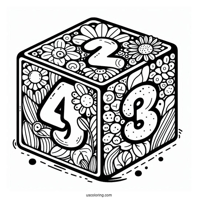 Numberblocks Coloring Page 15