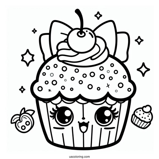 Coloring Page Of Patty Cake Shopkins