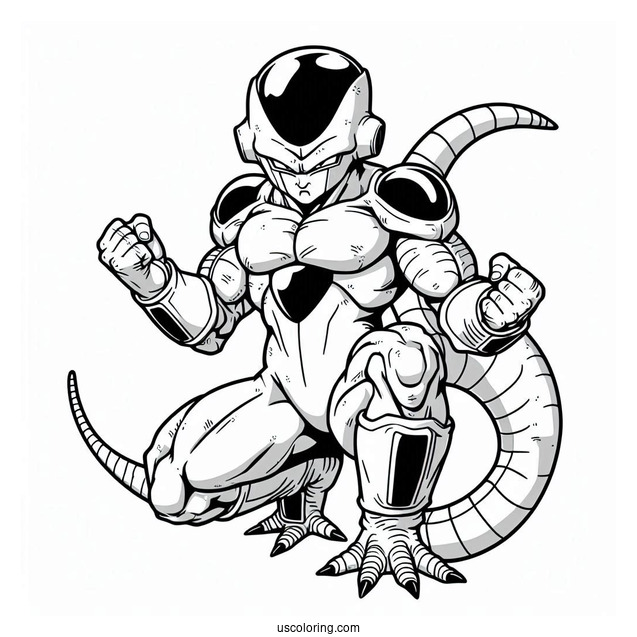 Frieza Coloring Sheet