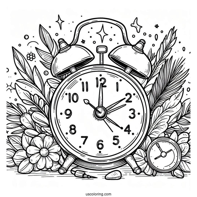 Digital Alarm Clock To Color