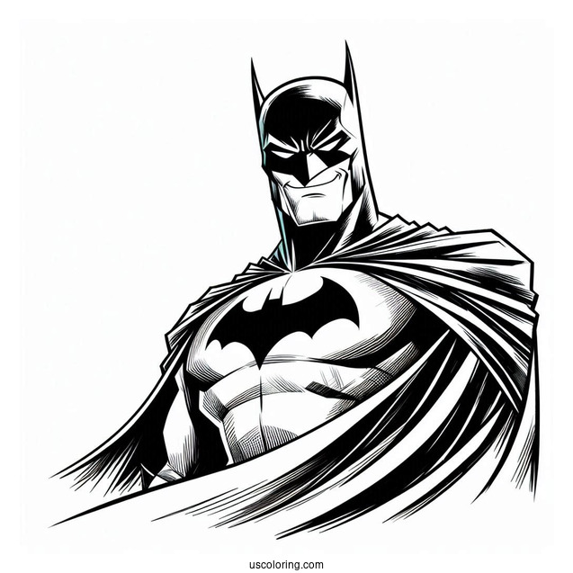 Batman_ The Animated Series Coloring Page