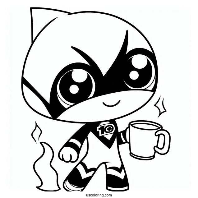 Ben 10 Coloring Page Of Cute Echo Echo For Preschoolers