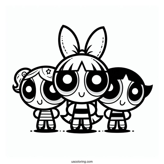 Gangreen Gang From Powerpuff Girls To Color