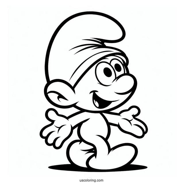 Azrael Outline Coloring In For Kids