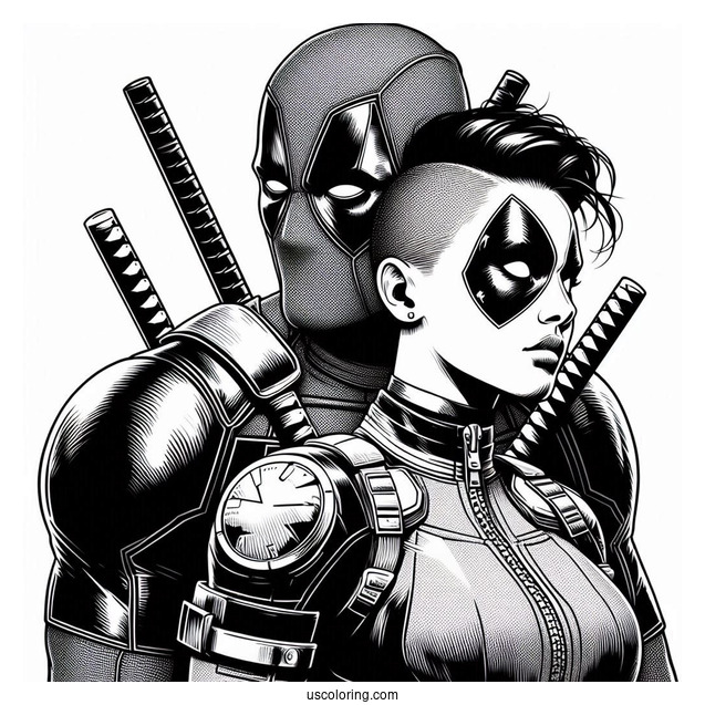 Deadpool With Negasonic Teenage Warhead