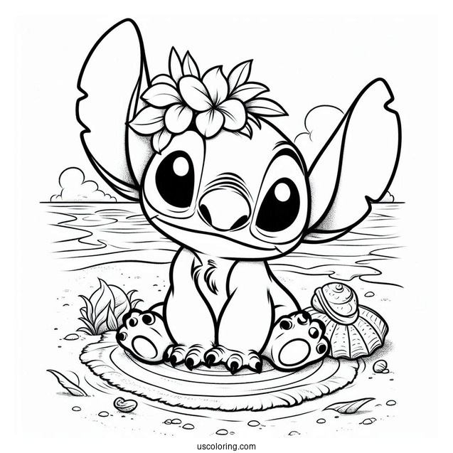Lilo & Stitch Coloring Page Of Experiment 149 Bonnie