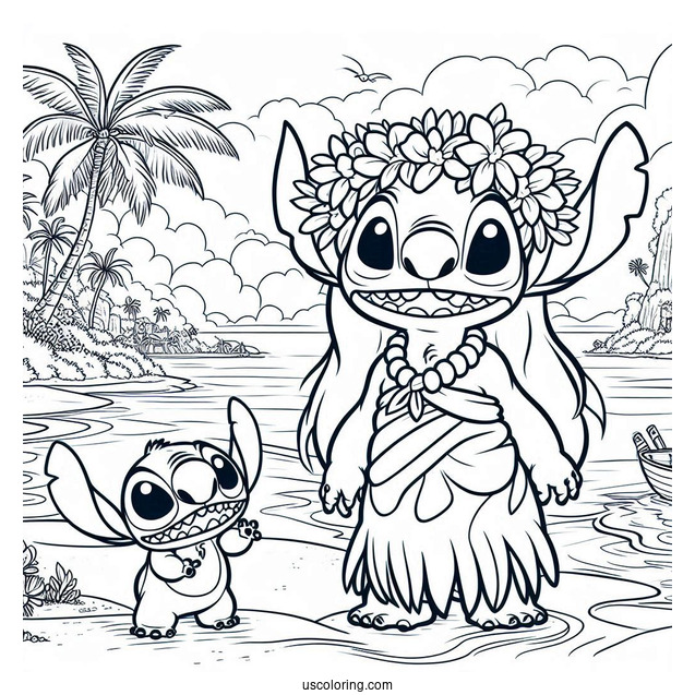 Lilo And Stitch David Kawena Standing By The Sea