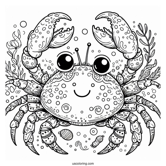 Sally Lightfoot Crab Coloring Page