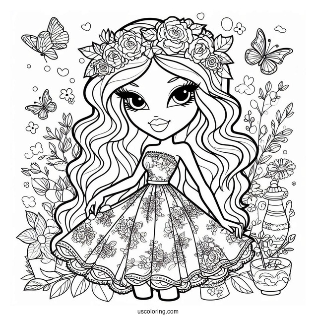 Bratz Raya In Floral Dress