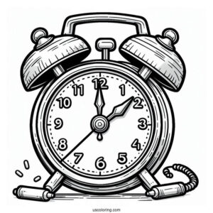 Digital Alarm Clock To Color