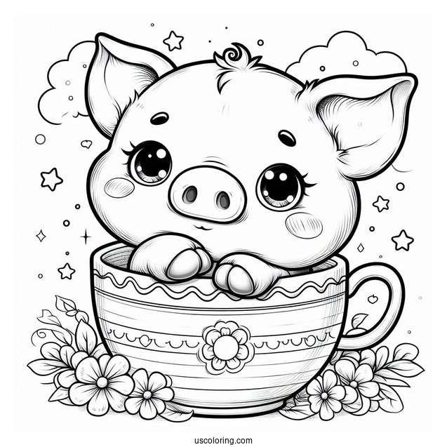 Adorable Teacup Piglet