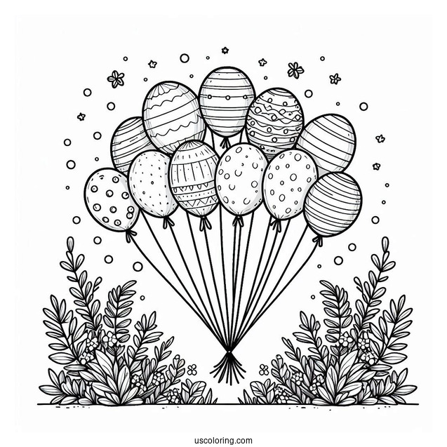 Bunch Of Party Balloons