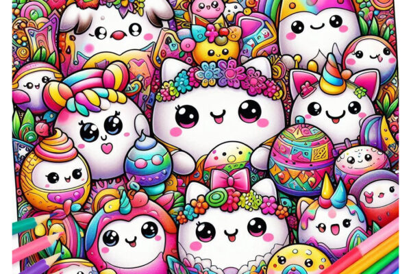 squishmallow coloring pages featured image