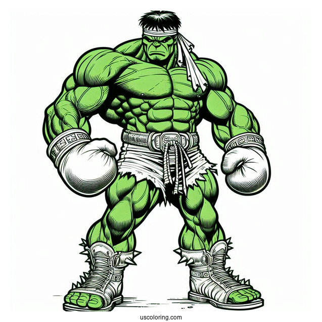 The Hulk Coloring Page Fighting The Thing Ben Grimm