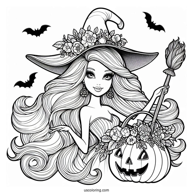 Halloween Themed Witch Barbie