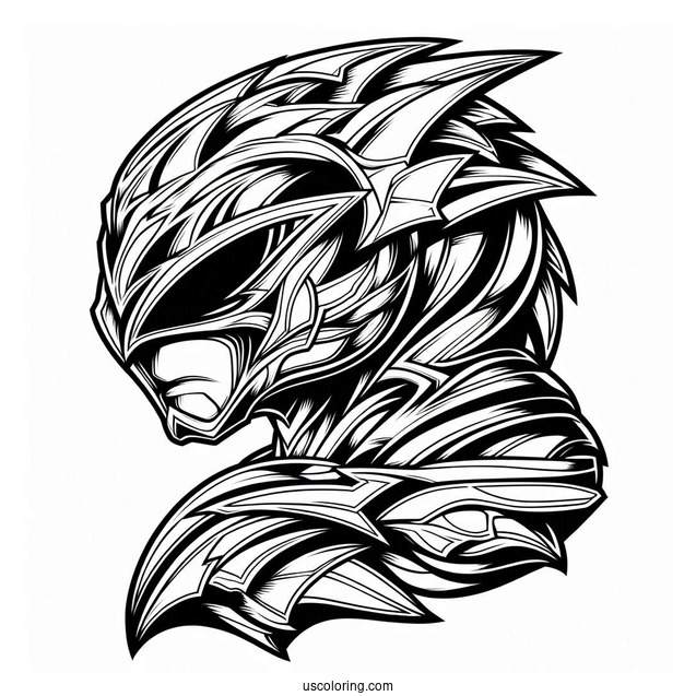 Power Rangers Beast Morphers Coloring In