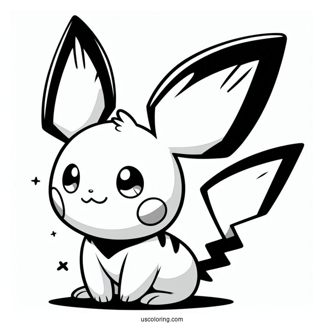 Pichu Pokemon To Color