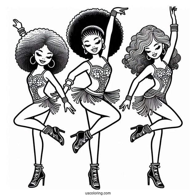 Line Dancer From Dance Club