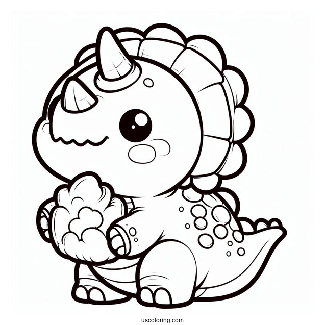 Tristan The Triceratops Squishmallow