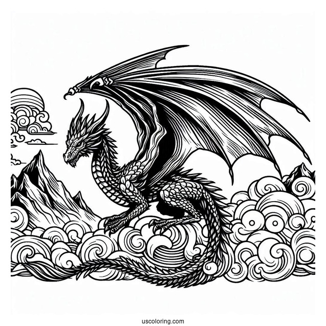 Game Of Thrones Dragon To Color