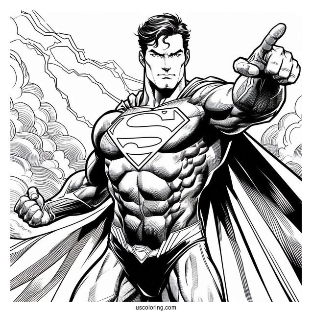 DC Justice League Coloring Page