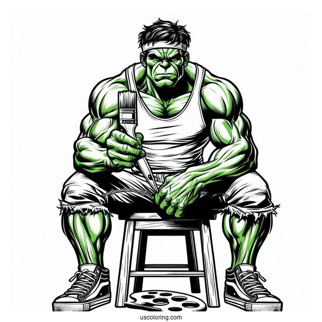 Hulk And Thor Coloring Page