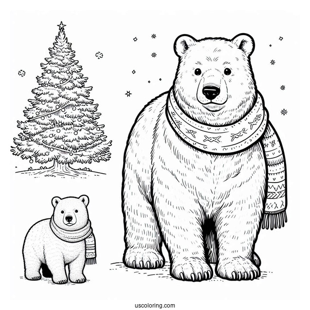 Polar Bear Standing Up