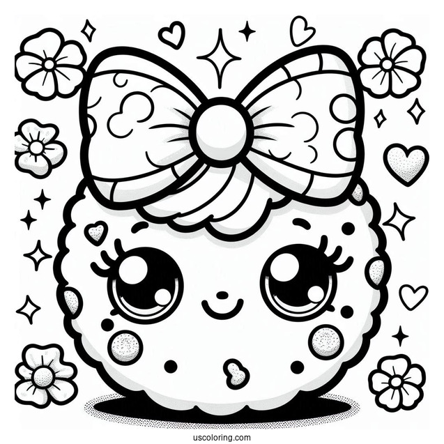 Kooky Cookie Shopkins With Bow