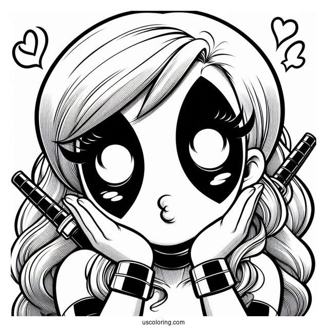 Deadpool Doing Naughty Pout Face