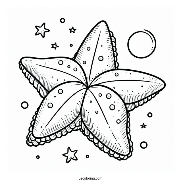 Peach Starfish Coloring Page From Finding Nemo