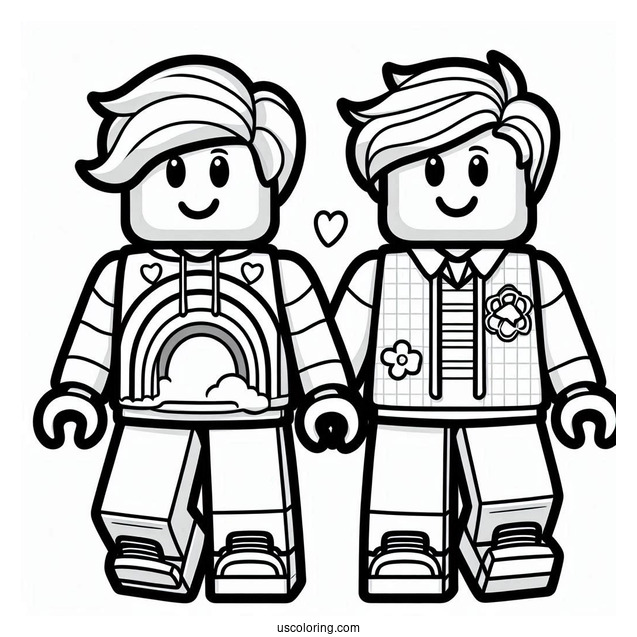Roblox Rainbow Friends Coloring Page