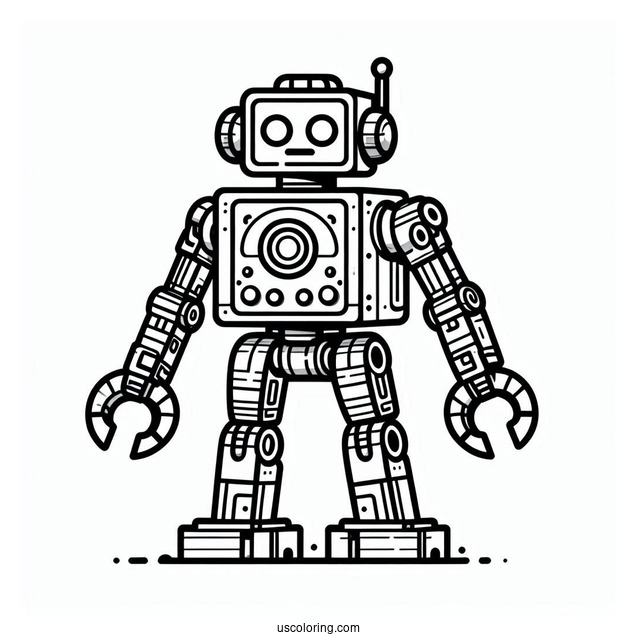 Lego Robot To Color