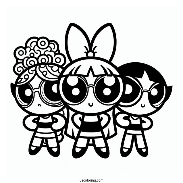 Gangreen Gang From Powerpuff Girls To Color